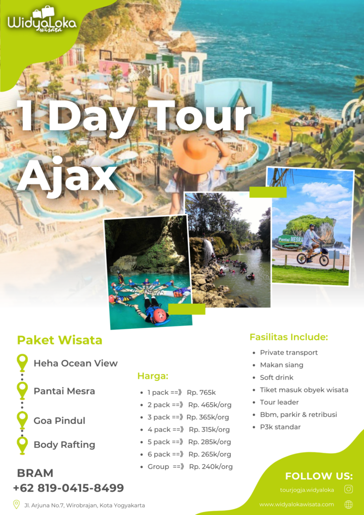 Paket Wisata Jogja 1 Hari - Paket Ajax